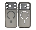 Mat-Transparent met Camera Beschermer Magsafe Case voor iPhone 17 Pro Max Grijs