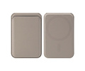 Type A MagSafe Kaart Houder Beige