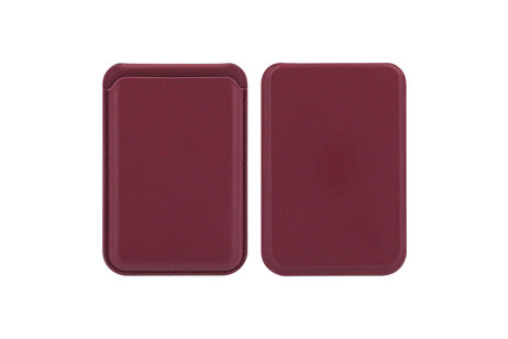 Type A MagSafe Kaart Houder Wijnrood