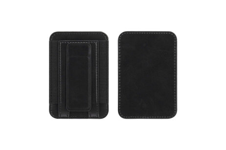 Elastiekje MagSafe Kaart Houder Zwart