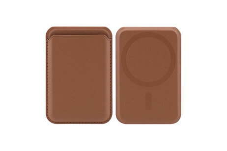 Skateboard MagSafe Kaart Houder Bruin