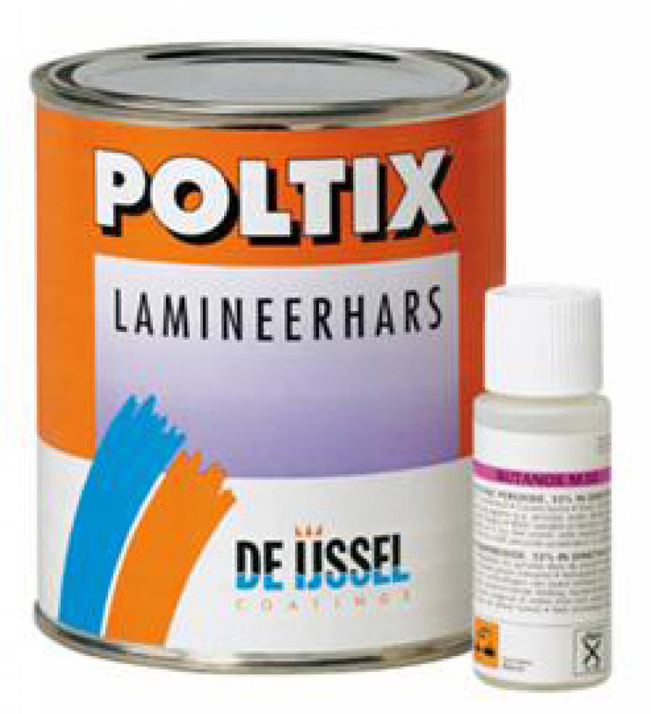 De ijssel Poltix lamineerhars set 5ltr