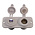 Talamex Dubbel flush frame wit met USB 2.4A en 12V stopcontact