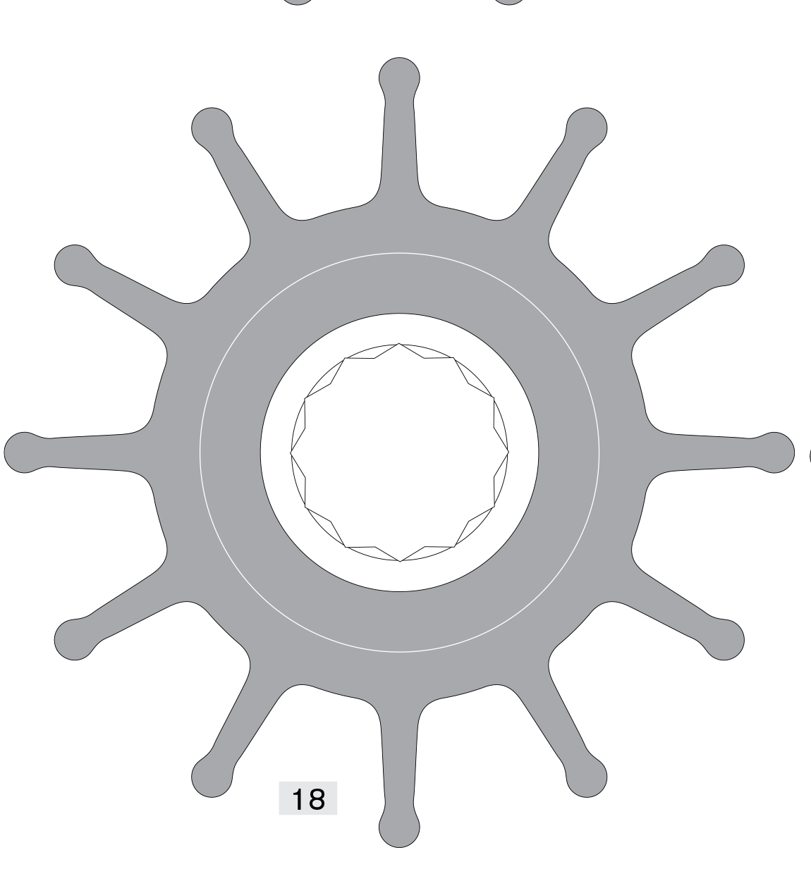 Johnson Pump impeller 820B