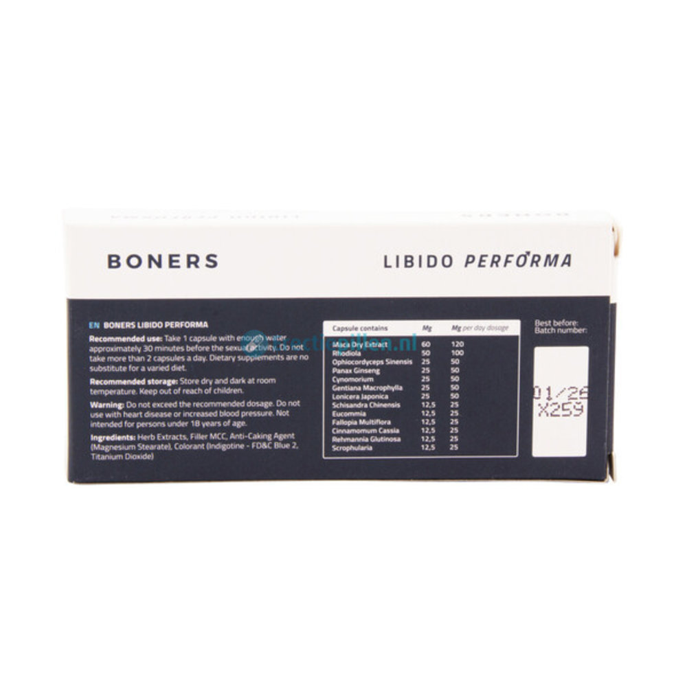 Boners Libido Performa Erectiepillen 5 Capsules Erectiepillen Nl