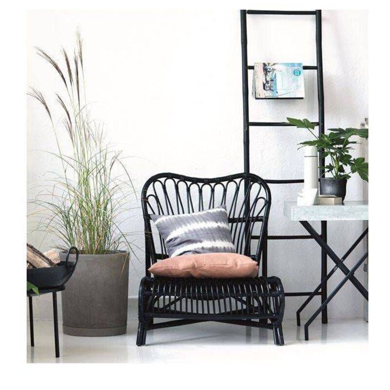 House Doctor House Doctor Lounge stoel Colone zwart