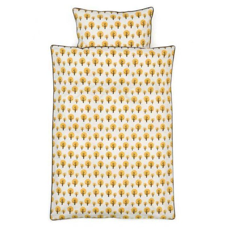ferm LIVING ferm LIVING Dekbedovertrek  Dotty geel