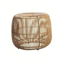 House Doctor Bamboe "poef" Naturel Modern rond