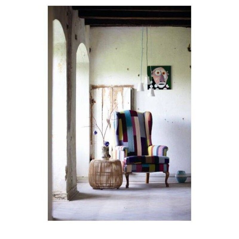 House Doctor House Doctor Bamboe "poef" Naturel Modern rond