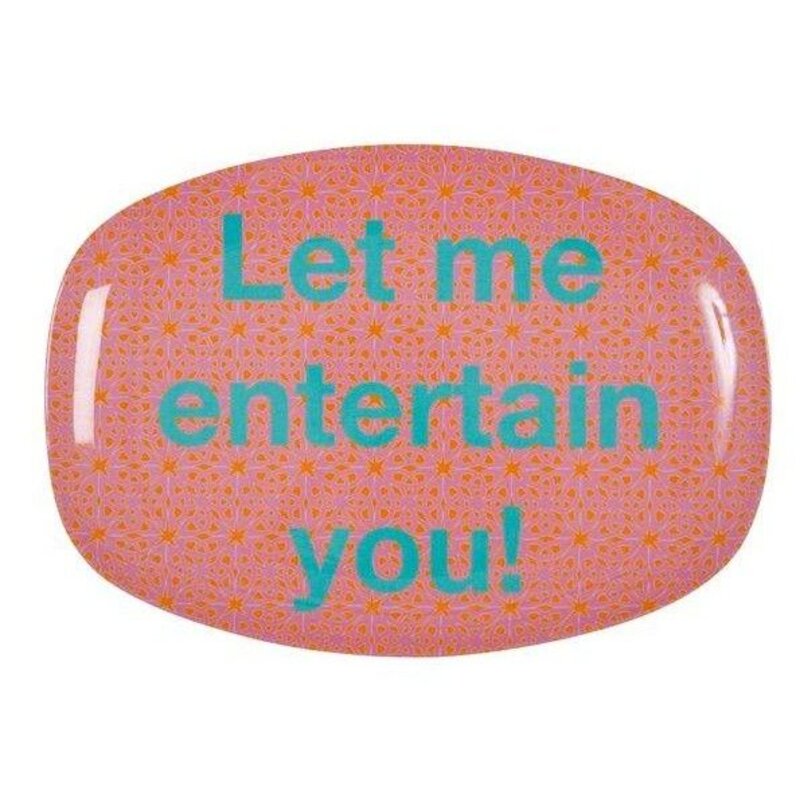 Rice Rice Melamine bord 'Entertain'