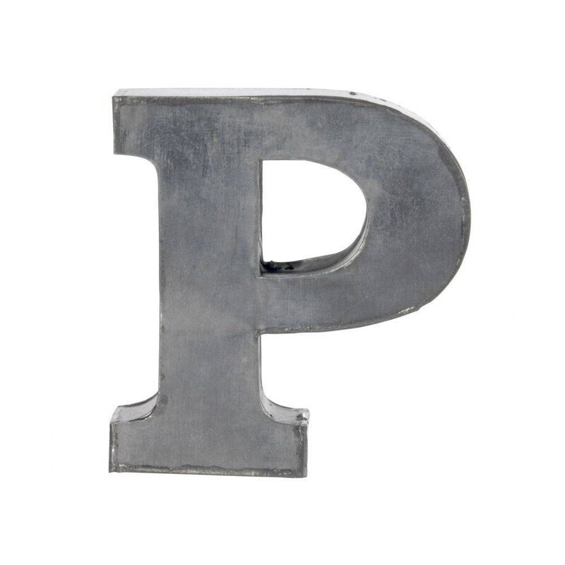Madam Stoltz-collectie Madam Stoltz Zinken letter P