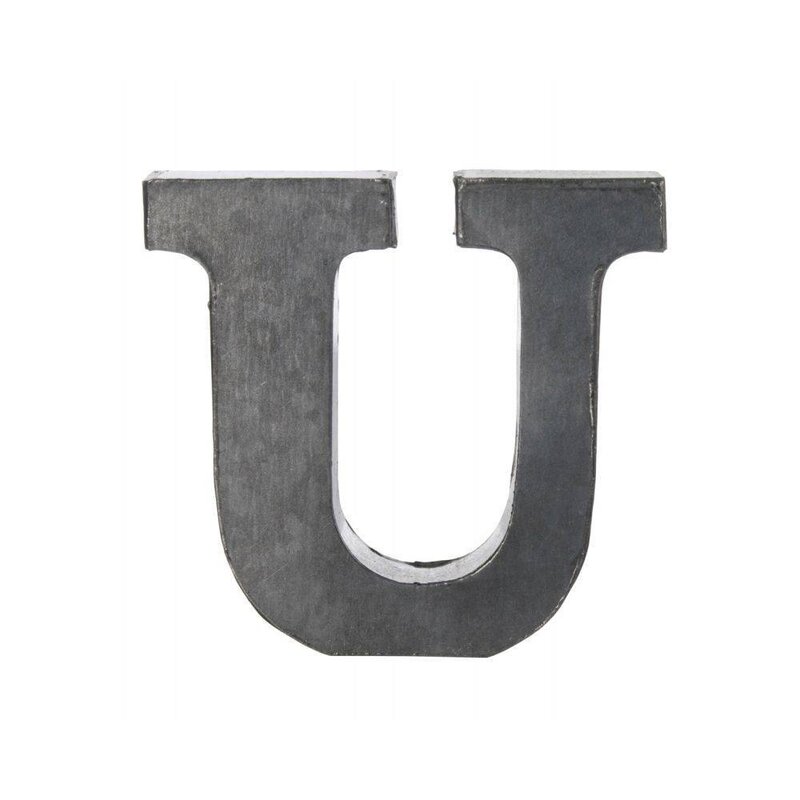 Madam Stoltz-collectie Madam Stoltz Zinken letter U