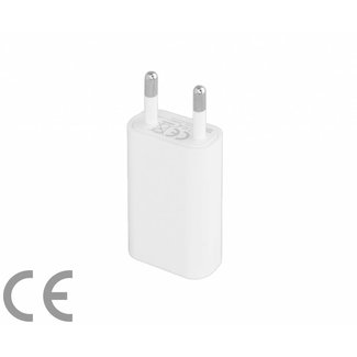 1.0A Premium USB-adapter til hjemmet - CE-certificeret