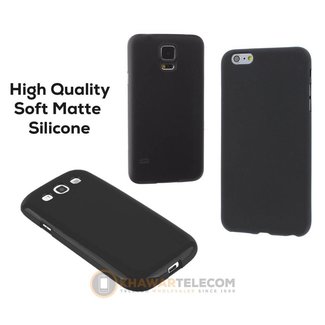 Premium Matte Black Silikonhülle LG X Max