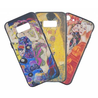 Coque arrière en silicone Gustav Klimt pour iPhone 7 Plus / 8 Plus