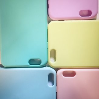 Carcasa Trasera de Silicona Mate Color Caramelo iPhone X / XS (8G)