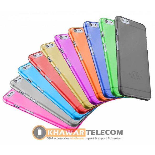 10x Transparent Color Silicone Case IPhone 6 Plus