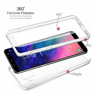 MSS Samsung Galaxy S9 Transparent TPU 360 ° TPU Silikon 2 in 1 Hülle