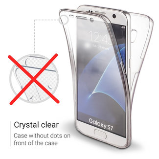 MSS Samsung Galaxy S7 Transparent TPU 360 ° TPU Silikon 2 in 1 Hülle