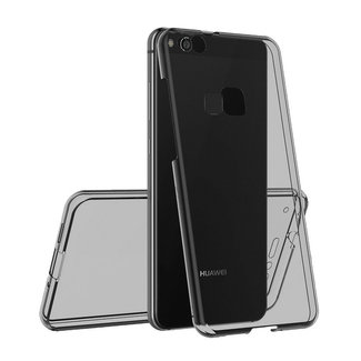 MSS Huawei Huawei P10 Lite Funda Transparente TPU 360 ° TPU Silicona 2 en 1