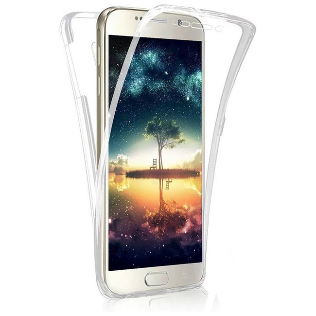 MSS Samsung Galaxy A3 2017 (A320) Transparentes TPU 360 ° TPU Silikon 2 in 1 Hülle