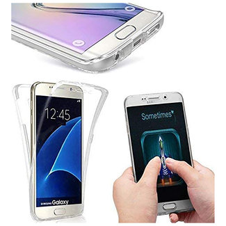 MSS Samsung Galaxy S7 Edge Transparente TPU 360-Grad-Abdeckung