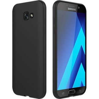 MSS Carcasa trasera de TPU negra para Samsung Galaxy A5 (2017)