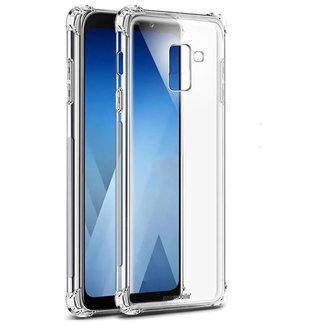 MSS Cover posteriore antiurto in TPU trasparente per Samsung Galaxy A6 Plus (2018)
