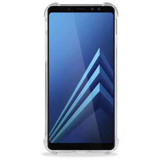 MSS Carcasa trasera antichoque transparente TPU para Samsung Galaxy A8 / A5 (2018)