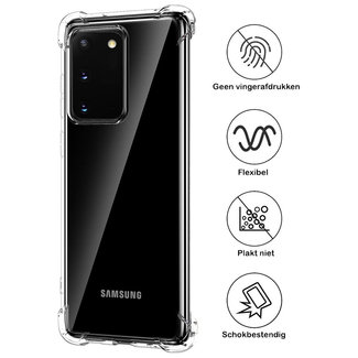 MSS Samsung Galaxy S20 Transparant TPU Anti shock back cover hoesje