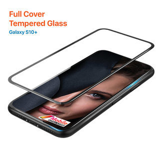 MSS Samsung Galaxy S10 + Gehärtetes Glas Full Cover Plus