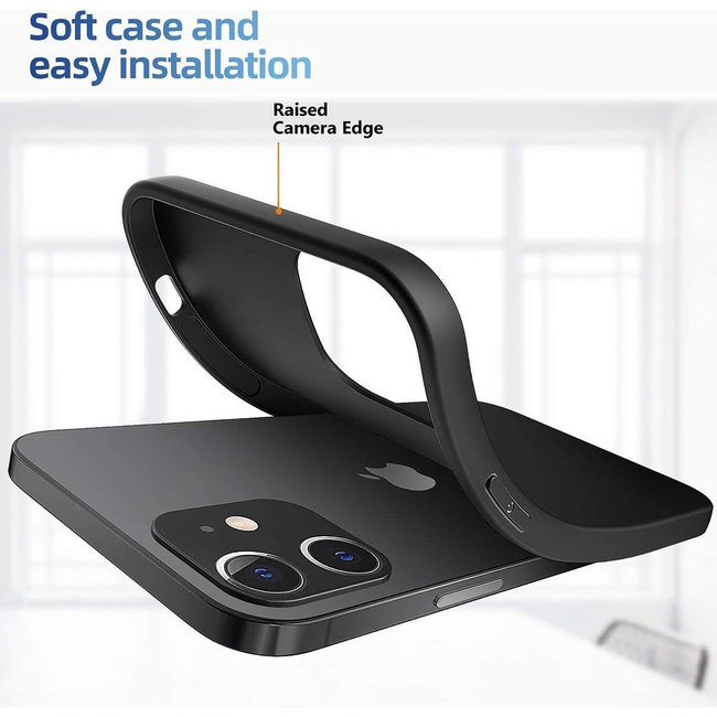 Cool® - Funda Silicona Flexible Iphone 12 Mini (negro) con Ofertas