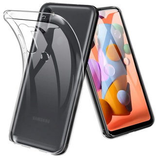 MSS Cover posteriore in silicone TPU trasparente per Samsung Galaxy A11