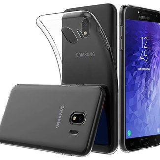 MSS Samsung Galaxy J4 (2018) Gennemsigtig TPU Silikone Bagcover