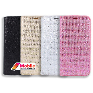 MSS Custodia Glitter Bling Bling per Samsung Galaxy A6 Plus (2018)