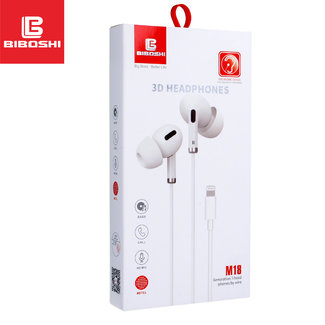 Biboshi Écouteurs intra-auriculaires M18 pour iPhone