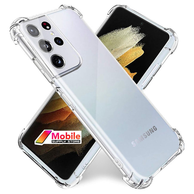 MSS Coque avant + arrière en verre trempé Samsung Galaxy S21 Ultra