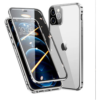 MSS Apple iPhone 12/12 Pro Cover magnetica a 360 ° anteriore + vetro temperato posteriore