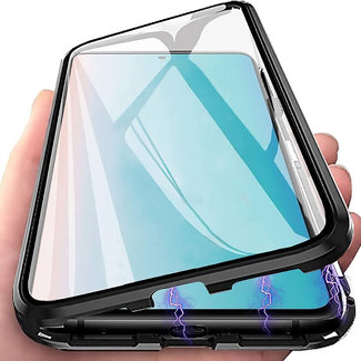 MSS Apple iPhone SE 2020 / 8 / 7 Magnetisches 360° Gehäuse Vorder- + Rückseite aus gehärtetem Glas