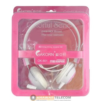 Pink Headset - AKORN OK-801