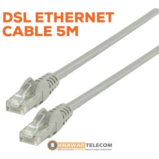 Netværkskabel 5m - DSL Ethernet-kabel 5m