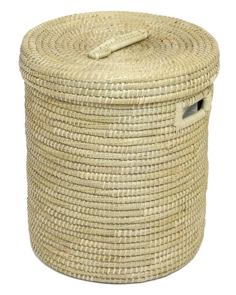 Wäschekorb mit Deckel und Wäschesack - Wohnambiente-Shop