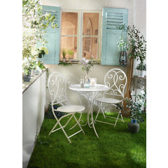 Bistro-Set „Idylle“, 3tlg. | klappbares Balkonset