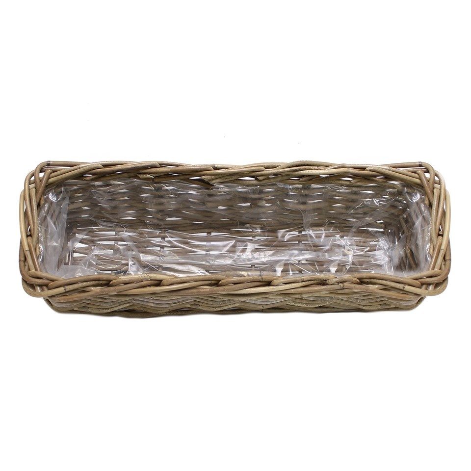 16 60 15 cm Blumenkasten Wohnambiente-Shop - „Rattan“, x x ca.