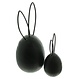 Hase "Black", 2er Set
