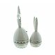 Porzellan-Hase "Trendy", 2er Set