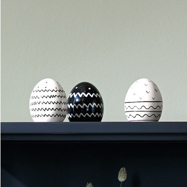 Deko-Ei "Pattern", 3er Set