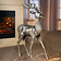 Großer Deko-Hirsch "Silver", 72 cm