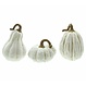 Kürbis-Set "Weiss", 3er Set