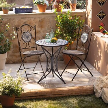 Bistro-Set "Mosa", 3tlg.